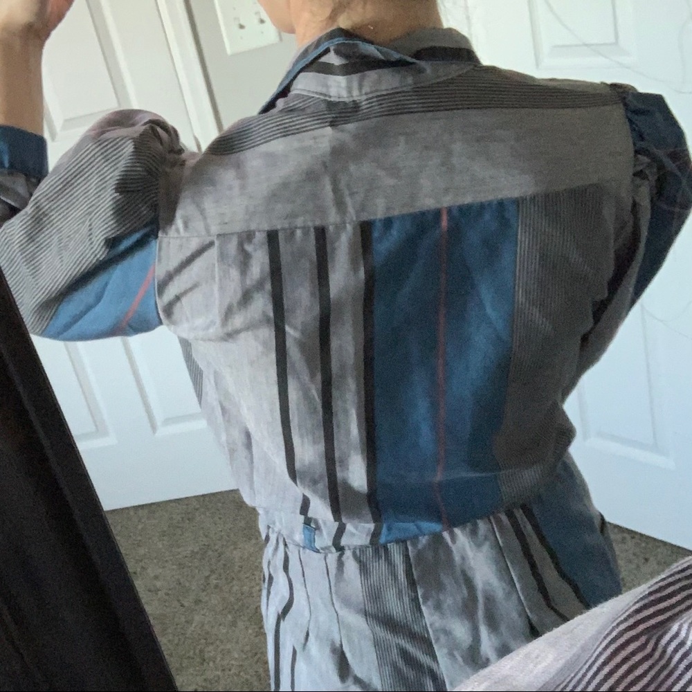 Annie Rose Vintage Stripped Jumpsuit/ Jumper - Picture 3 of 5